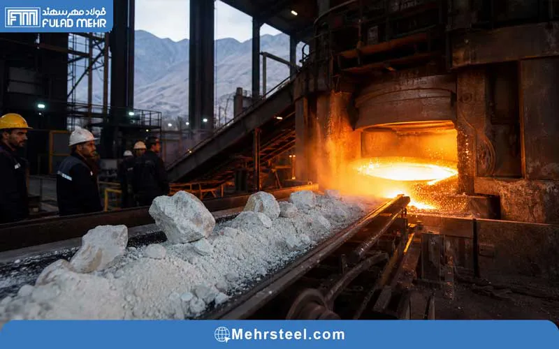 آهک در فولادسازی